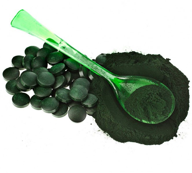 antioxidantes alga espirulina y te verde